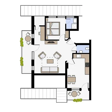 Apartment Brunnaecker *